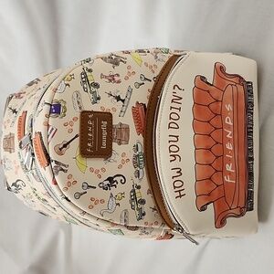 Loungefly "Friends" Themed Cream Backpack
